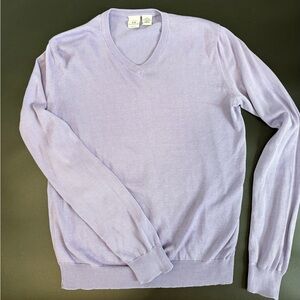 Armani Exchange Women’s  Lavender V-Neck Sweater